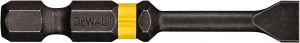 DeWALT - 5/32" Slotted Screwdriver Bit - 1/4" Hex Drive, 2" OAL - All Tool & Supply