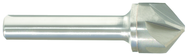 1-1/2" Size-3/4" Shank-60° Carbide-Bright 6 Flute Chatterless Countersink - All Tool & Supply