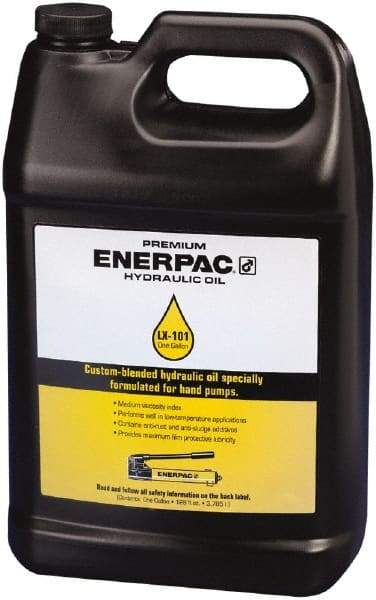 Enerpac - 1 Gal Container Mineral Hydraulic Oil - -42.78 to 190.56°F, ISO 15, 82 SUS at 100°F - All Tool & Supply