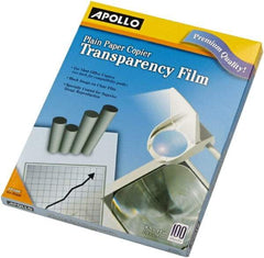 Apollo - Transparency Films & Sleeves Audio Visual Conference Accessory Type: Transparency Sleeves For Use With: Plain Paper Copiers - All Tool & Supply