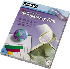 Apollo - Transparency Films & Sleeves Audio Visual Conference Accessory Type: Transparency Sleeves For Use With: Color Laser Printers/Copiers - All Tool & Supply