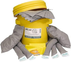 Oil-Dri - 20 Gal Capacity Universal Spill Kit - 20 Gal Plastic Overpack Container - All Tool & Supply