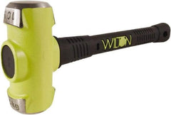 Wilton - 10 Lb Head, 16" Long Sledge Hammer - Steel Head, Steel Handle with Grip - All Tool & Supply