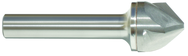 2" Size-3/4" Shank-60° Carbide-Bright 3 Flute Machine Countersink - All Tool & Supply