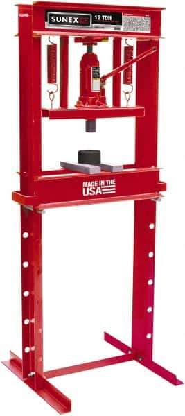 Sunex Tools - 12 Ton Manual Shop Press - 6.1 Inch Stroke - All Tool & Supply