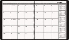 AT-A-GLANCE - 26 Sheet, 9 x 11", Planner Appointment Book - Black - All Tool & Supply