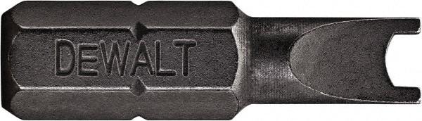 DeWALT - #4 Spanner - 1/4" Hex Drive, 1" OAL - All Tool & Supply