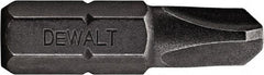 DeWALT - #5 Tri-Wing Bit - 1/4" Hex Drive, 1" OAL - All Tool & Supply