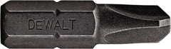 DeWALT - #2 Tri-Wing Bit - 1/4" Hex Drive, 1" OAL - All Tool & Supply