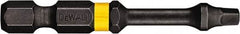 DeWALT - #1" Square Size Square Recess Bit - 1/4" Hex Drive, 2" OAL - All Tool & Supply