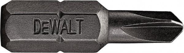 DeWALT - #8 Torq-Set Bit - 1/4" Hex Drive, 1" OAL - All Tool & Supply