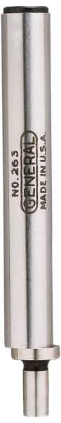 General - 0.2" Head Diam, 3/8" Shank, Single End, Mechanical Edge Finder - Accurate to 0.0005", Cylindrical Contact - All Tool & Supply