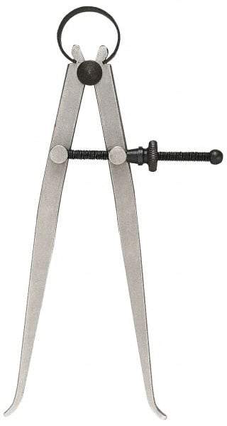 General - 10 Inch Leg, Steel, Bright Finish, Inside Caliper - All Tool & Supply