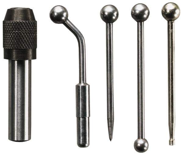 General - Single End, Center Finder Set Mechanical - Includes 4 Attachments, Case, Holder, 4 Pieces - All Tool & Supply