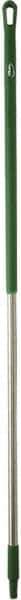 Vikan - 59 x 1-1/4" Aluminum Squeegee Handle - European Threaded Connection, Green - All Tool & Supply