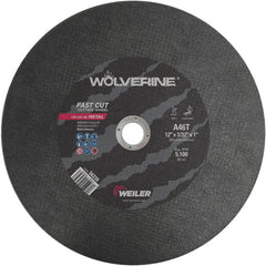 12″ × 3/32″ Type 1 Cut-Off Wheel, A46T, 1″ Arbor Hole - All Tool & Supply