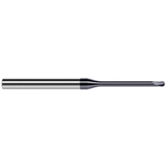 Harvey Tool - Ball End Mills; Mill Diameter (Inch): 3/16 ; Mill Diameter (Decimal Inch): 0.1875 ; Number of Flutes: 2 ; Length of Cut (Decimal Inch): 0.1500 ; Material: Solid Carbide ; Overall Length (Inch): 4 - Exact Industrial Supply