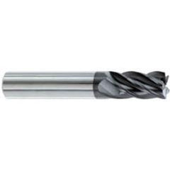 3/4" Dia. - 1-1/2" LOC - 4" OAL - .030-.035 Radius 5 FL Carbide S/E HP End Mill-AlTiN - All Tool & Supply