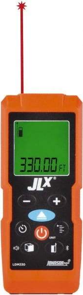 Johnson Level & Tool - 0.05 m to 100.58 m, Laser Distance Finder - 2 AAA Alkaline Batteries, Accurate to 1/16 Inch - All Tool & Supply