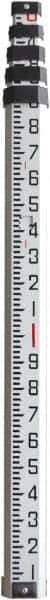 Johnson Level & Tool - Optical Level Aluminum Grade Rod - 4 Sections, 8 Ft. Overall Length - All Tool & Supply