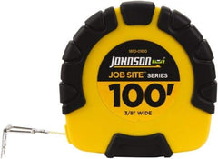 Johnson Level & Tool - 100' x 3/8" Tape Measure - 1/8" Graduation, Inch Graduation Style - All Tool & Supply