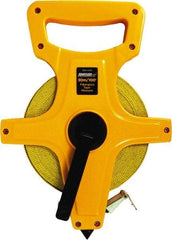 Johnson Level & Tool - 100' x 1/2" Tape Measure - 1/8" & 1mm Graduation, Inch/Metric Graduation Style - All Tool & Supply