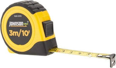 Johnson Level & Tool - 10' x 5/8" Tape Measure - 1/16" Graduation, Inch/Metric Graduation Style - All Tool & Supply