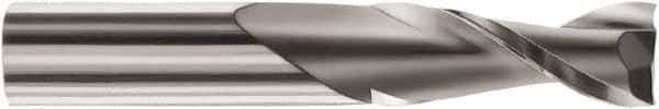 SGS - 1/4" Cutting Diam x 3/4" Length of Cut, 2 Flute, Upcut Spiral Router Bit - Uncoated, Right Hand Cut, Solid Carbide, 2-1/2" OAL x 1/4" Shank Diam, Square End - All Tool & Supply