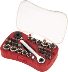 GearWrench - 35 Piece 1/4" Drive Ratchet Socket Set - Comes in Blow Molded Case - All Tool & Supply