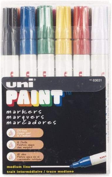 Sharpie - Black, Blue, Brown, Gold, Green, Orange, Pink, Red, Silver, Violet, White, Yellow Paint Marker - Medium Tip - All Tool & Supply