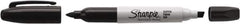 Sharpie - Black Permanent Marker - Twin Tip Fine/Chisel Tip, AP Nontoxic Ink - All Tool & Supply