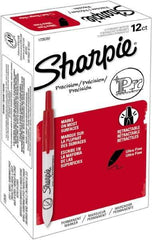 Sharpie - Red Permanent Marker - Retractable Ultra Fine Tip, Alcohol Based Ink - All Tool & Supply