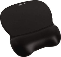 innovera - 9-5/8" x 8-1/4" x 1-1/8" Black Mouse Pad - Use with Mouse - All Tool & Supply