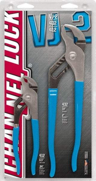 Channellock - 2 Piece Tongue & Groove Plier Set - Comes in Display Card - All Tool & Supply