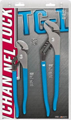 Channellock - 2 Piece Tongue & Groove Plier Set - Comes in Display Card - All Tool & Supply