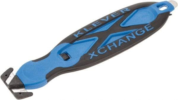 Klever Innovations - Fixed Replacement Head - Blue & Black Plastic Handle, 1 Blade Included - All Tool & Supply