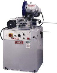 Dake - Variable Cutting Speed, 350mm Blade Diam, Cold Saw - 20 to 105 RPM Blade Speed, Floor Machine, 3 Phase, Compatible with Ferrous/Non-Ferrous Material - All Tool & Supply