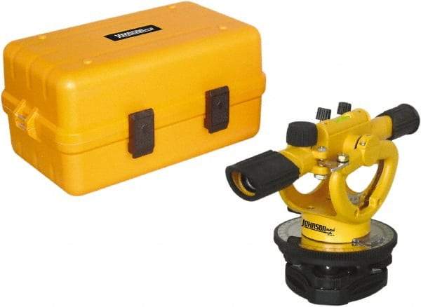 Johnson Level & Tool - Transit, 22x Magnification, Optical Level - Accuracy Up to 3/16 Inch at 100 Ft. - All Tool & Supply