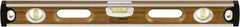 Johnson Level & Tool - 48" Long 3 Vial Box Beam Level - Wood, Natural, 2 Plumb & 1 Level Vials - All Tool & Supply