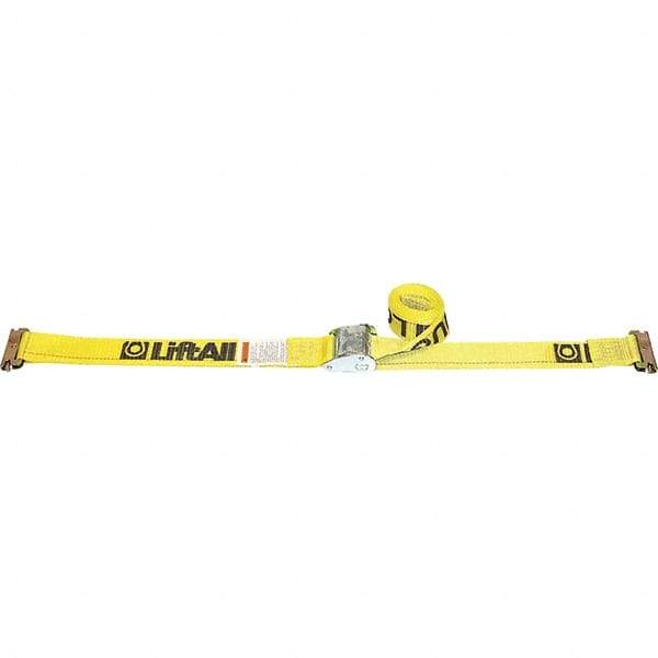 Lift-All - 12' Long x 2" Wide, 800 Lb Basket Capacity, Sling - Yellow - All Tool & Supply