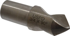 Link Industries - 3/4" Body Diam, 90°, 2-1/4" OAL, High Speed Steel Spotting Drill - All Tool & Supply