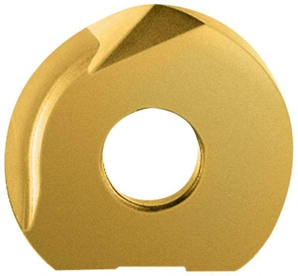 LMT - WPR1250 CF Grade LC610T Carbide Milling Insert - TiAlN/TiN Finish, 0.2" Thick, 1-1/4" Inscribed Circle - All Tool & Supply