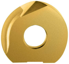 LMT - WPR1250 CF Grade LC610T Carbide Milling Insert - TiAlN/TiN Finish, 0.2" Thick, 1-1/4" Inscribed Circle - All Tool & Supply