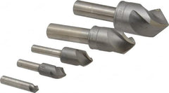 M.A. Ford - 5 Piece, 1/4 to 1" Head Diam, 90° Included Angle, Single End Countersink Set - All Tool & Supply