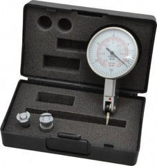 Value Collection - 0.03 Inch Range, 0.0005 Inch Dial Graduation, Horizontal Dial Test Indicator - White Dial, 0-15-0; 0-35-0 Dial Reading - All Tool & Supply