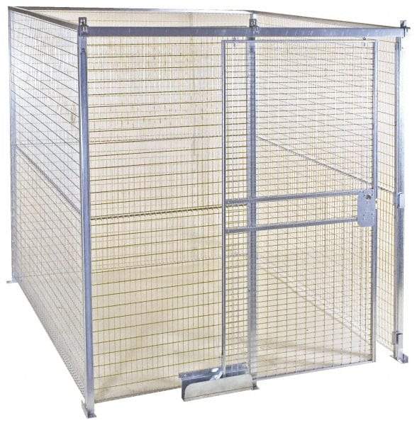 Folding Guard - 8' Wide x 2' High, Temporary Structure Galvanized Welded Wire Panel - 8' x 2' Panel - All Tool & Supply