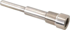 Alloy Engineering - 6 Inch Overall Length, 3/4 Inch Thread, 316 Stainless Steel Standard Thermowell - 4-1/2 Inch Insertion Length - All Tool & Supply