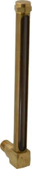 LDI Industries - 7-1/2 Inch Long Sight, 3/8 Inch Thread Size, Buna-N Seal Short Elbow, Vented Oil-Level Indicators and Gauge - 8-11/16 Inch Length to Center of Base - All Tool & Supply