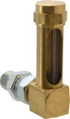 LDI Industries - 1-3/8 Inch Long Sight, 1/4 Inch Thread Size, Buna-N Seal Union Coupling, Vented Oil-Level Indicators and Gauge - 2-3/8 Inch Length to Center of Base - All Tool & Supply