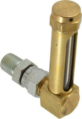 LDI Industries - 1-7/8 Inch Long Sight, 1/4 Inch Thread Size, Buna-N Seal Union Coupling, Vented Oil-Level Indicators and Gauge - 2-7/8 Inch Length to Center of Base - All Tool & Supply